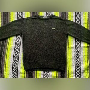 perfect condition vintage AF Izod/Lacoste dark gray pullover sweater